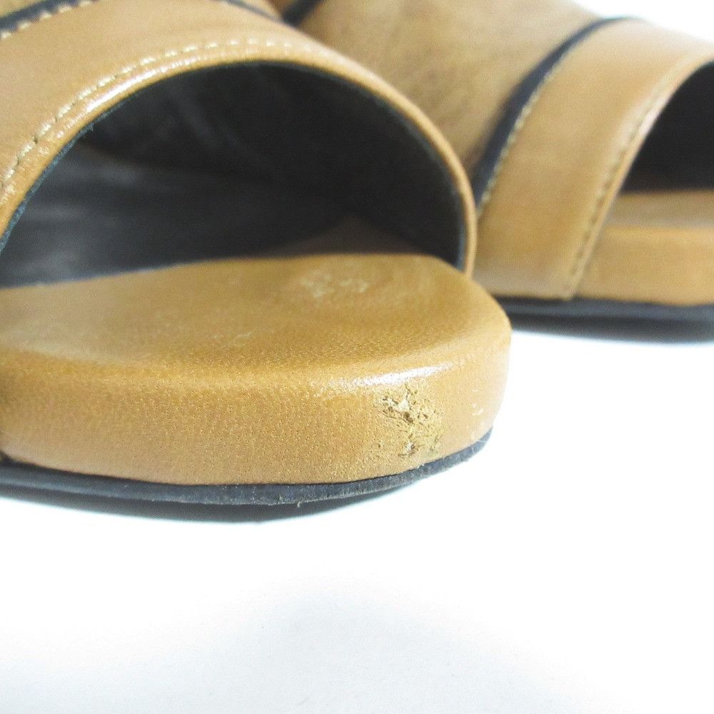 Hermes Hermes Hermes Punching Leather Sandals Leather Shoes DUTY FREE for USA Size ONE SIZE - 11 Thumbnail