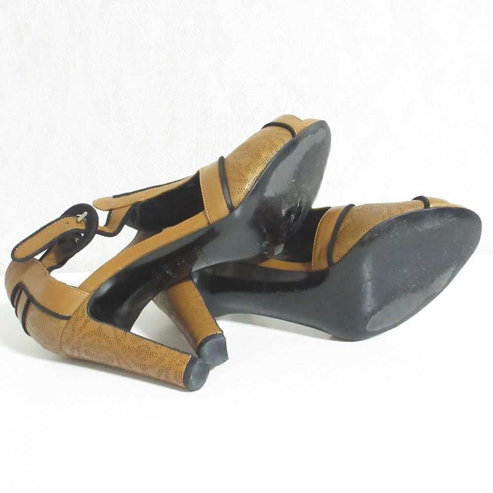 Hermes Hermes Hermes Punching Leather Sandals Leather Shoes DUTY FREE for USA Size ONE SIZE - 7 Thumbnail