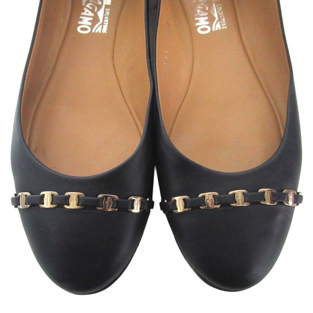 Salvatore Ferragamo Salvatore Ferragamo Salvatore Ferragamo Leather Flats Leather Shoes DUTY FREE for USA Size ONE SIZE - 4 Thumbnail