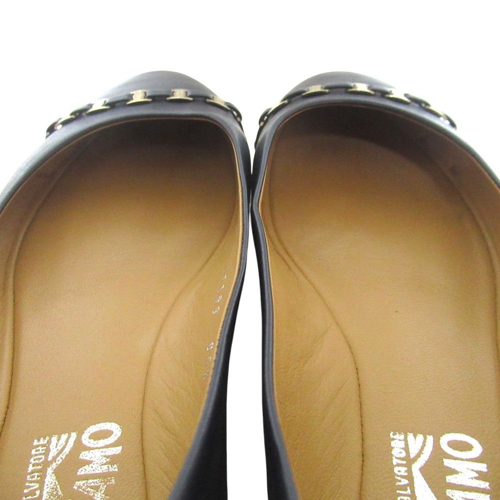 Salvatore Ferragamo Salvatore Ferragamo Salvatore Ferragamo Leather Flats Leather Shoes DUTY FREE for USA Size ONE SIZE - 6 Thumbnail