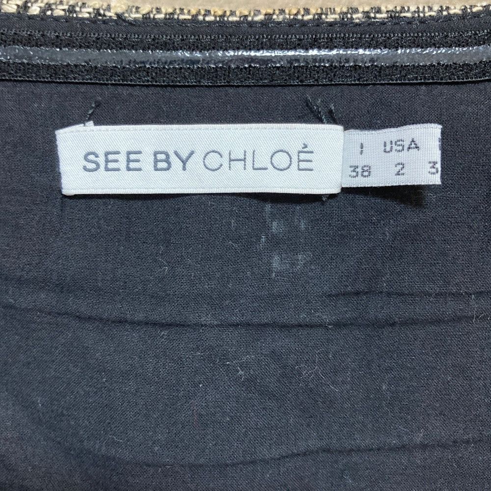 Chloe Chloe See By Chloe Tweed Jacket Dress Ensemble Textile Suits DUTY FREE for USA Size ONE SIZE - 13 Thumbnail