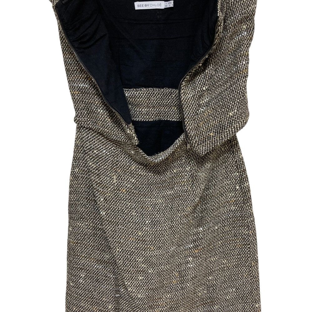 Chloe Chloe See By Chloe Tweed Jacket Dress Ensemble Textile Suits DUTY FREE for USA Size ONE SIZE - 11 Thumbnail