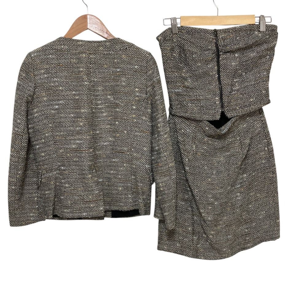 Chloe Chloe See By Chloe Tweed Jacket Dress Ensemble Textile Suits DUTY FREE for USA Size ONE SIZE - 2 Thumbnail