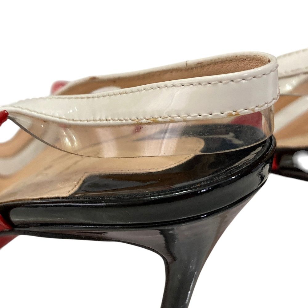 Christian Louboutin Christian Louboutin Christian Louboutin Patent Leather Slingback Pumps Leather Shoes DUTY FREE for USA Size ONE SIZE - 11 Thumbnail