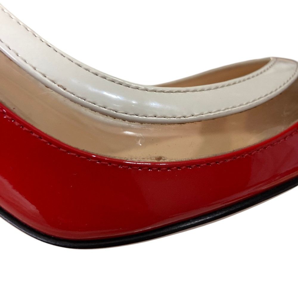 Christian Louboutin Christian Louboutin Christian Louboutin Patent Leather Slingback Pumps Leather Shoes DUTY FREE for USA Size ONE SIZE - 12 Thumbnail