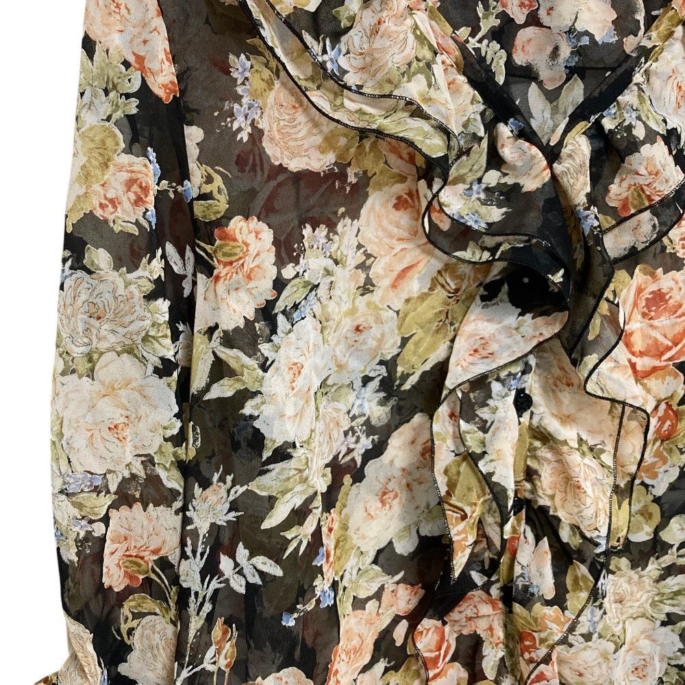 Other Other PINK HOUSE Floral Sheer Frill Set Up Textile Tops DUTY FREE for USA Size ONE SIZE - 4 Thumbnail
