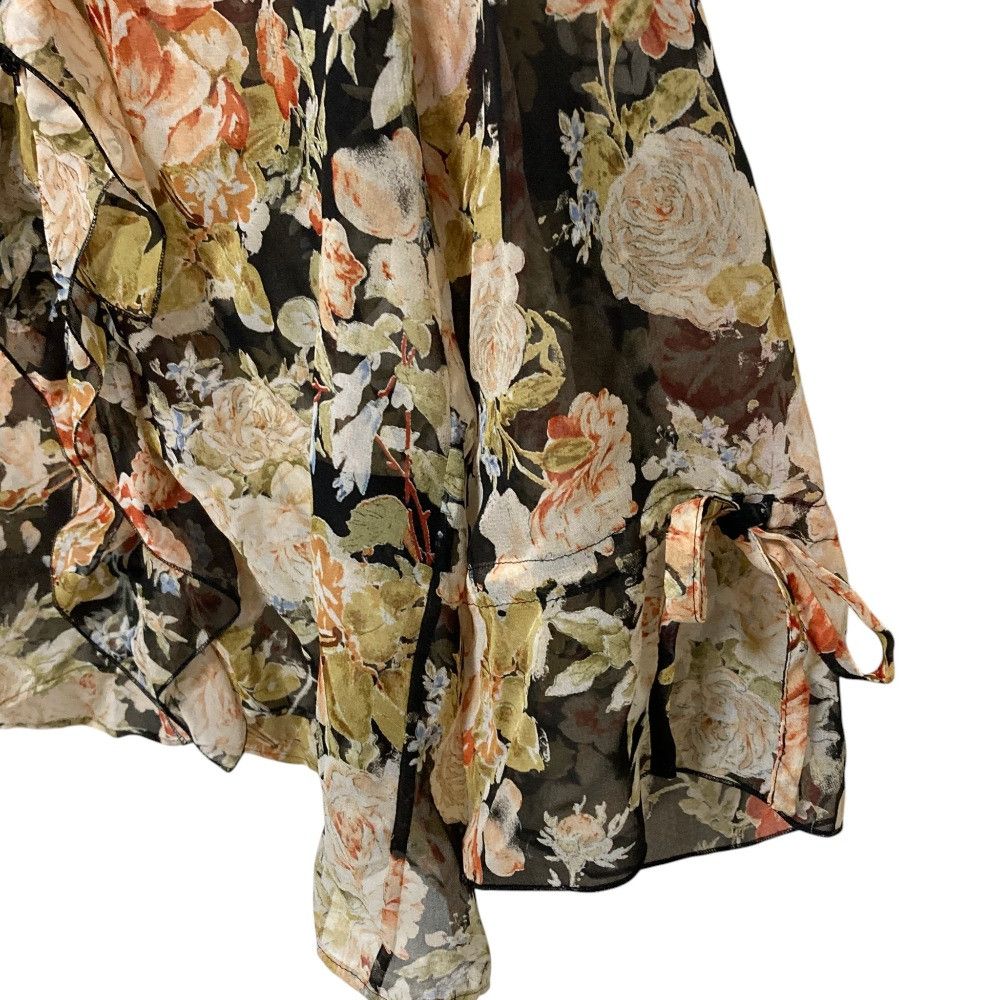 Other Other PINK HOUSE Floral Sheer Frill Set Up Textile Tops DUTY FREE for USA Size ONE SIZE - 5 Thumbnail