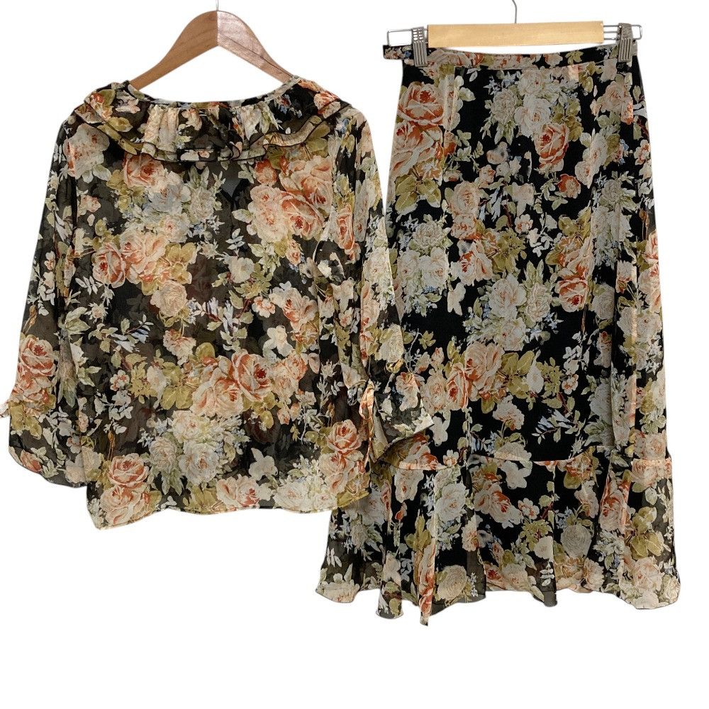 Other Other PINK HOUSE Floral Sheer Frill Set Up Textile Tops DUTY FREE for USA Size ONE SIZE - 2 Thumbnail