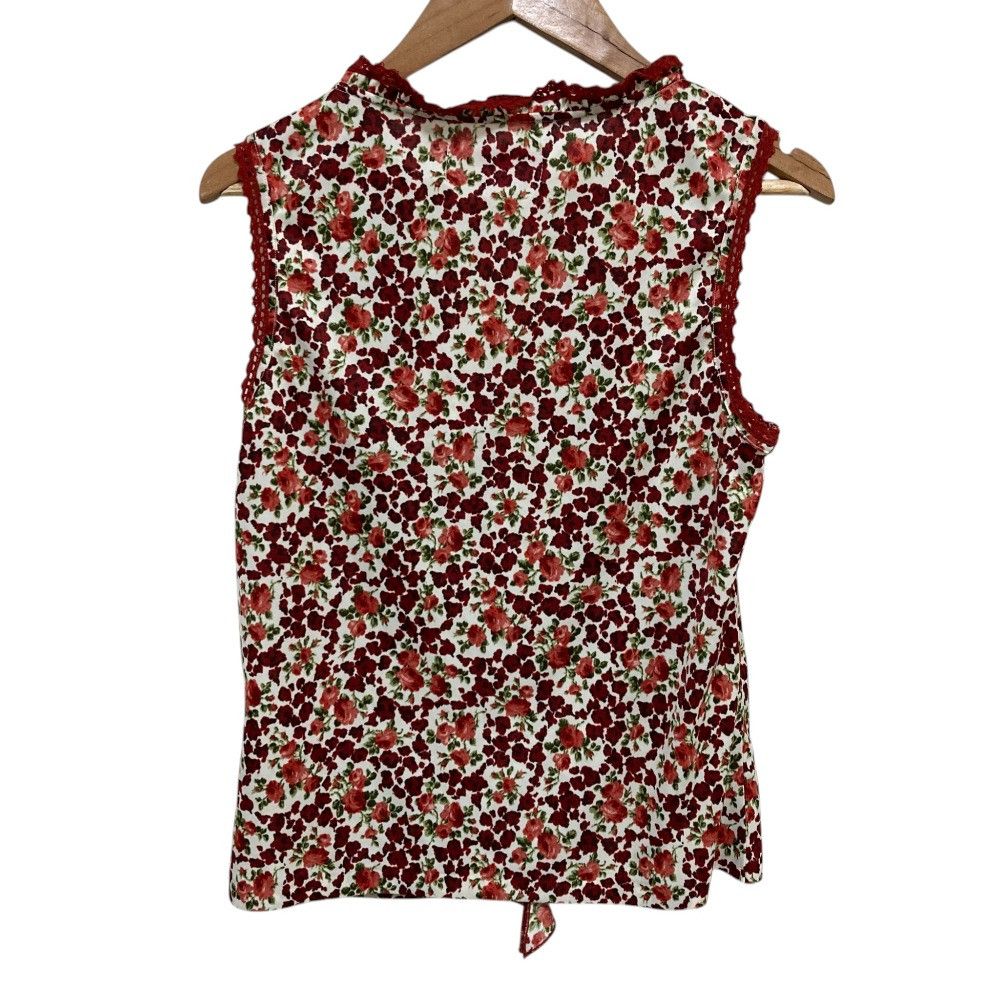 Other Other PINK HOUSE Flower Print Sleeveless Blouse Cardigan Set Textile Tops DUTY FREE for USA Size ONE SIZE - 13 Thumbnail