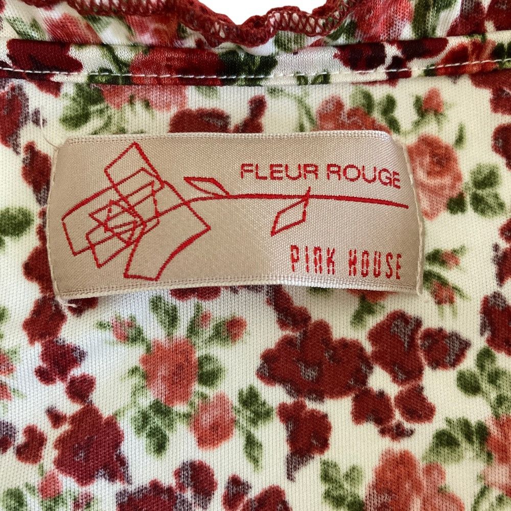 Other Other PINK HOUSE Flower Print Sleeveless Blouse Cardigan Set Textile Tops DUTY FREE for USA Size ONE SIZE - 14 Thumbnail