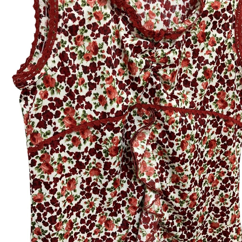 Other Other PINK HOUSE Flower Print Sleeveless Blouse Cardigan Set Textile Tops DUTY FREE for USA Size ONE SIZE - 12 Thumbnail