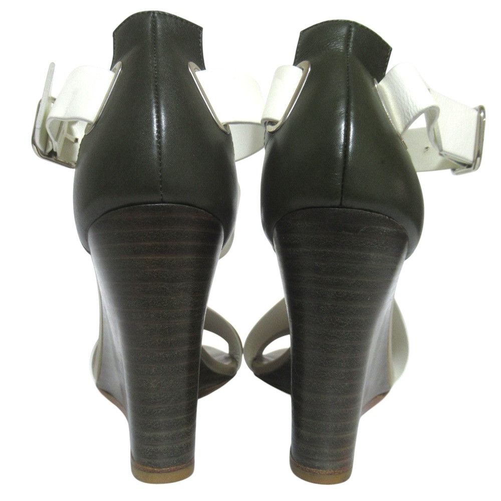 Hermes Hermes Hermes Leather Wedge Sandals Leather Shoes DUTY FREE for USA Size ONE SIZE - 4 Thumbnail