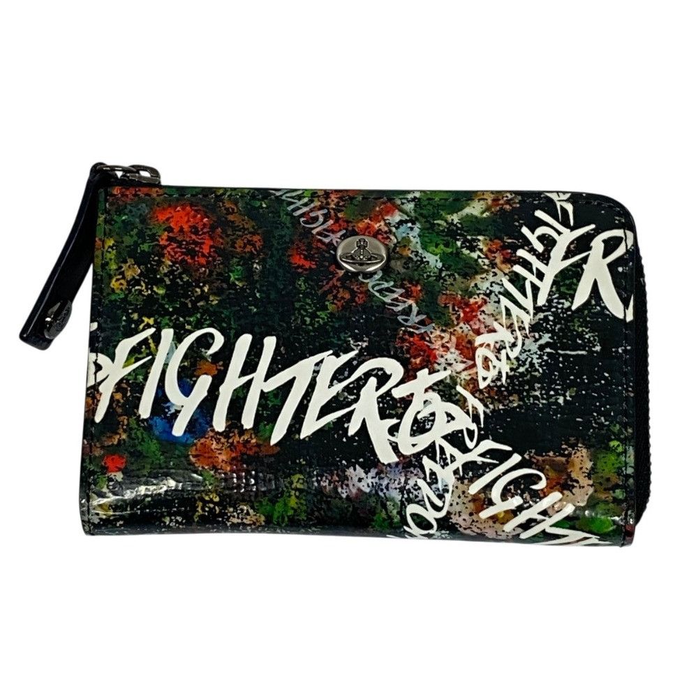 Vivienne Westwood Vivienne Westwood Vivienne Westwood Freedom Fighter Flower Cow Leather Card Case Key Case Leather Card Case DUTY FREE for USA Size ONE SIZE - 2 Thumbnail