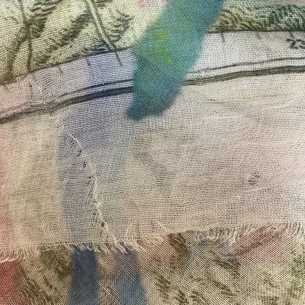Other Other Faliero Sarti Silk Blend Map Pattern Scarf Textile Scarf DUTY FREE for USA Size ONE SIZE - 10 Thumbnail