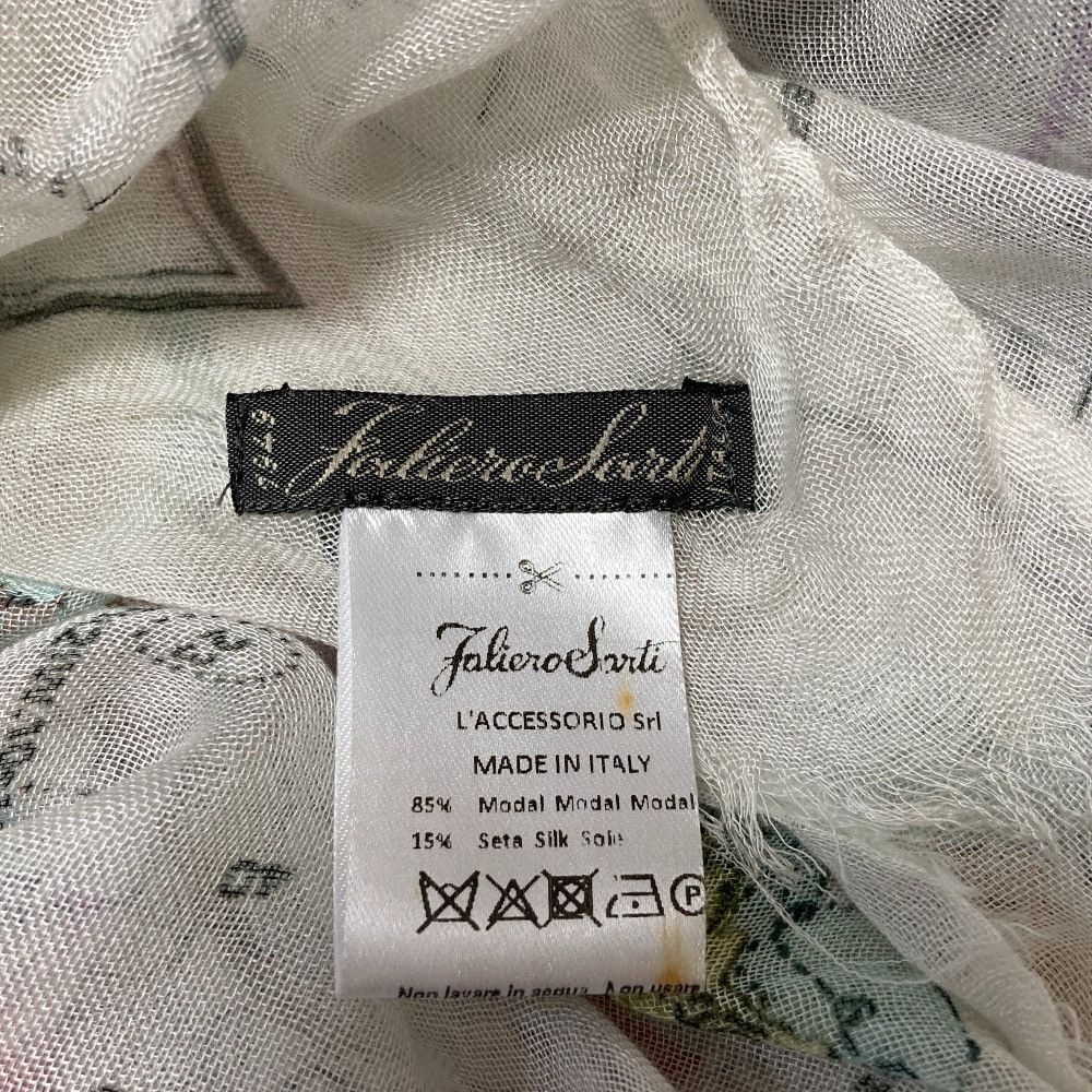 Other Other Faliero Sarti Silk Blend Map Pattern Scarf Textile Scarf DUTY FREE for USA Size ONE SIZE - 7 Thumbnail