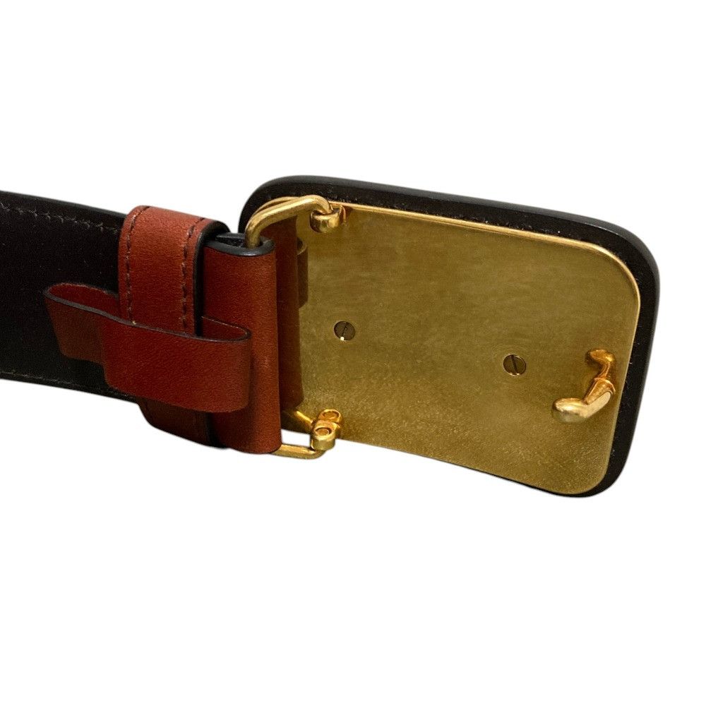 Prada Prada Prada Leather Belt Leather Belt 2CM102 DUTY FREE for USA Size ONE SIZE - 4 Thumbnail