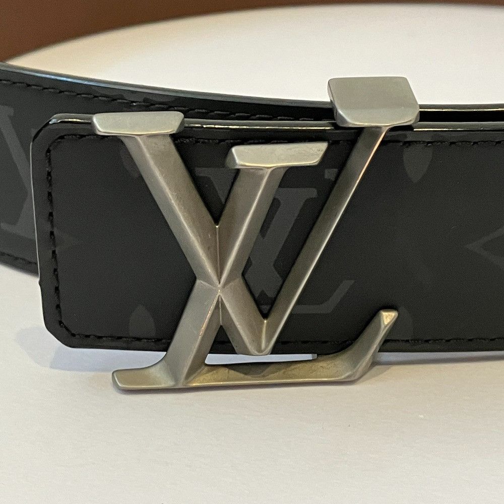 Louis Vuitton Louis Vuitton Louis Vuitton Ceinture LV Initiales Monogram Illusion Leather Belt Leather Belt M9346 DUTY FREE for USA Size ONE SIZE - 5 Thumbnail