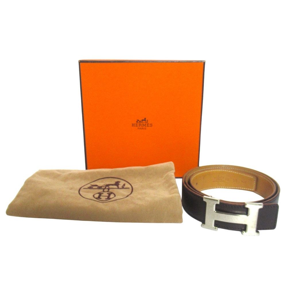 Hermes Hermes Hermes Constance H Malletre Reversible Belt Leather Belt Stamp F DUTY FREE for USA Size ONE SIZE - 13 Thumbnail
