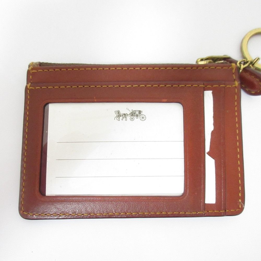 Coach Coach COACH Rexy Signature Coin Case Key Holder Leather Coin Case C0590B DUTY FREE for USA Size ONE SIZE - 3 Thumbnail