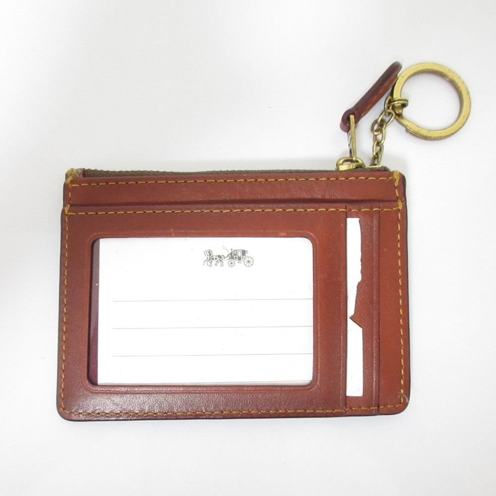 Coach Coach COACH Rexy Signature Coin Case Key Holder Leather Coin Case C0590B DUTY FREE for USA Size ONE SIZE - 2 Thumbnail