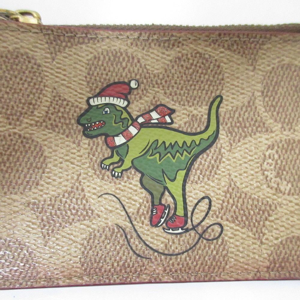 Coach Coach COACH Rexy Signature Coin Case Key Holder Leather Coin Case C0590B DUTY FREE for USA Size ONE SIZE - 9 Thumbnail