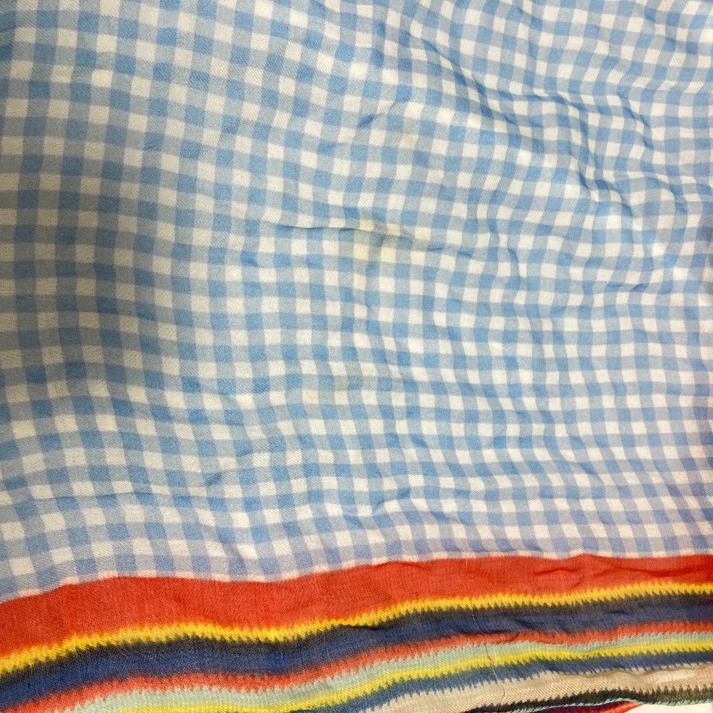 Other Other Faliero Sarti Large Check Stole Others Shawl DUTY FREE for USA Size ONE SIZE - 5 Thumbnail