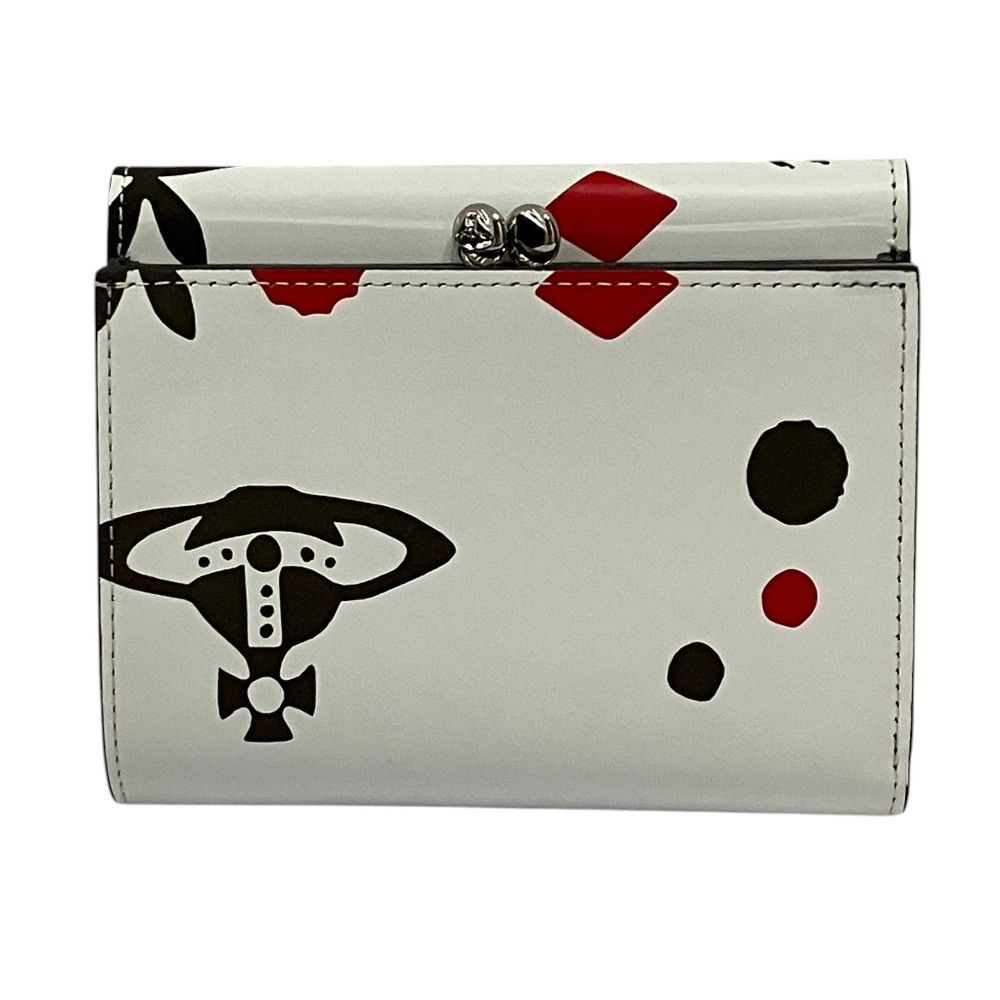 Vivienne Westwood Vivienne Westwood Vivienne Westwood CLOWN PRINT Leather Wallet Leather Coin Case DUTY FREE for USA Size ONE SIZE - 2 Thumbnail