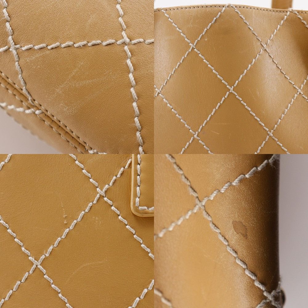 Chanel Chanel Chanel Wild Stitch Calf Tote Bag Leather Tote Bag DUTY FREE for USA Size ONE SIZE - 11 Thumbnail