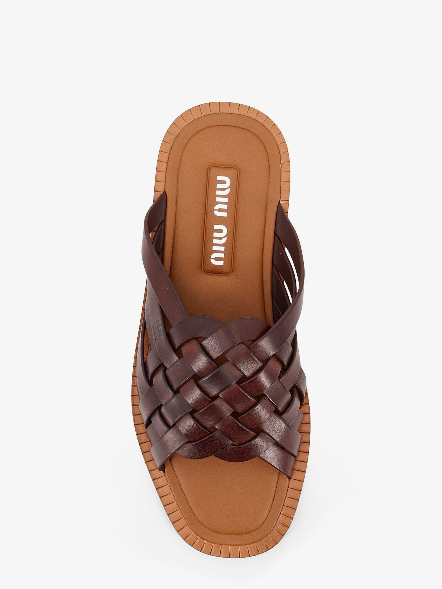 Miu Miu Leather Sandals Size US 11 / IT 41 - 5 Thumbnail