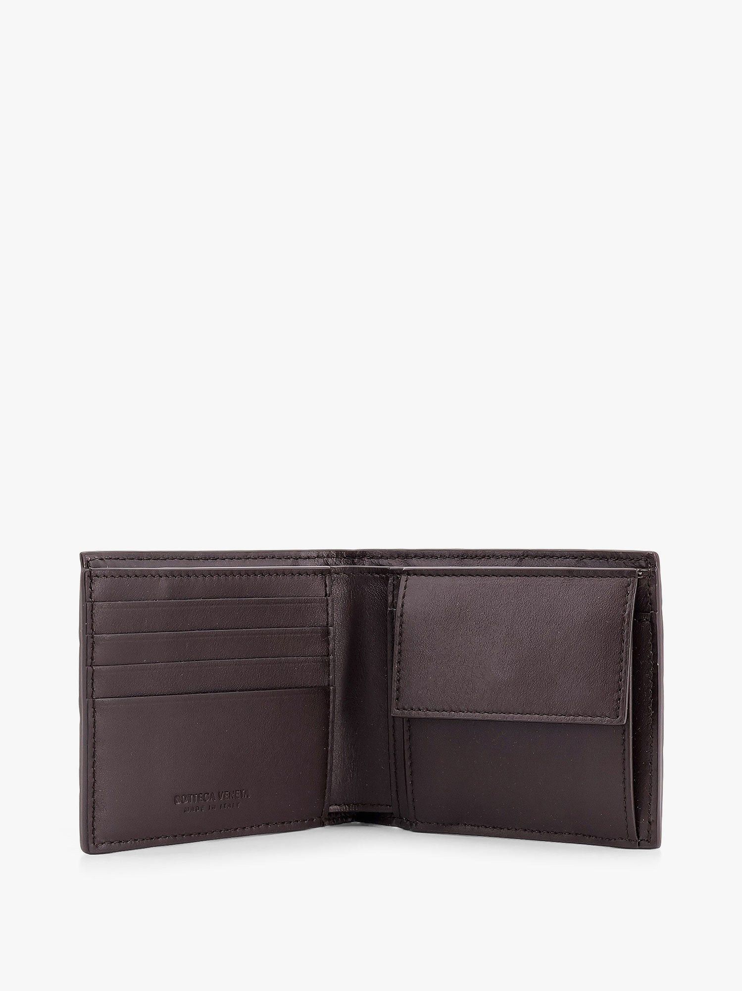 Bottega Veneta Leather Wallet With Intrecciato Pattern Size ONE SIZE - 3 Thumbnail