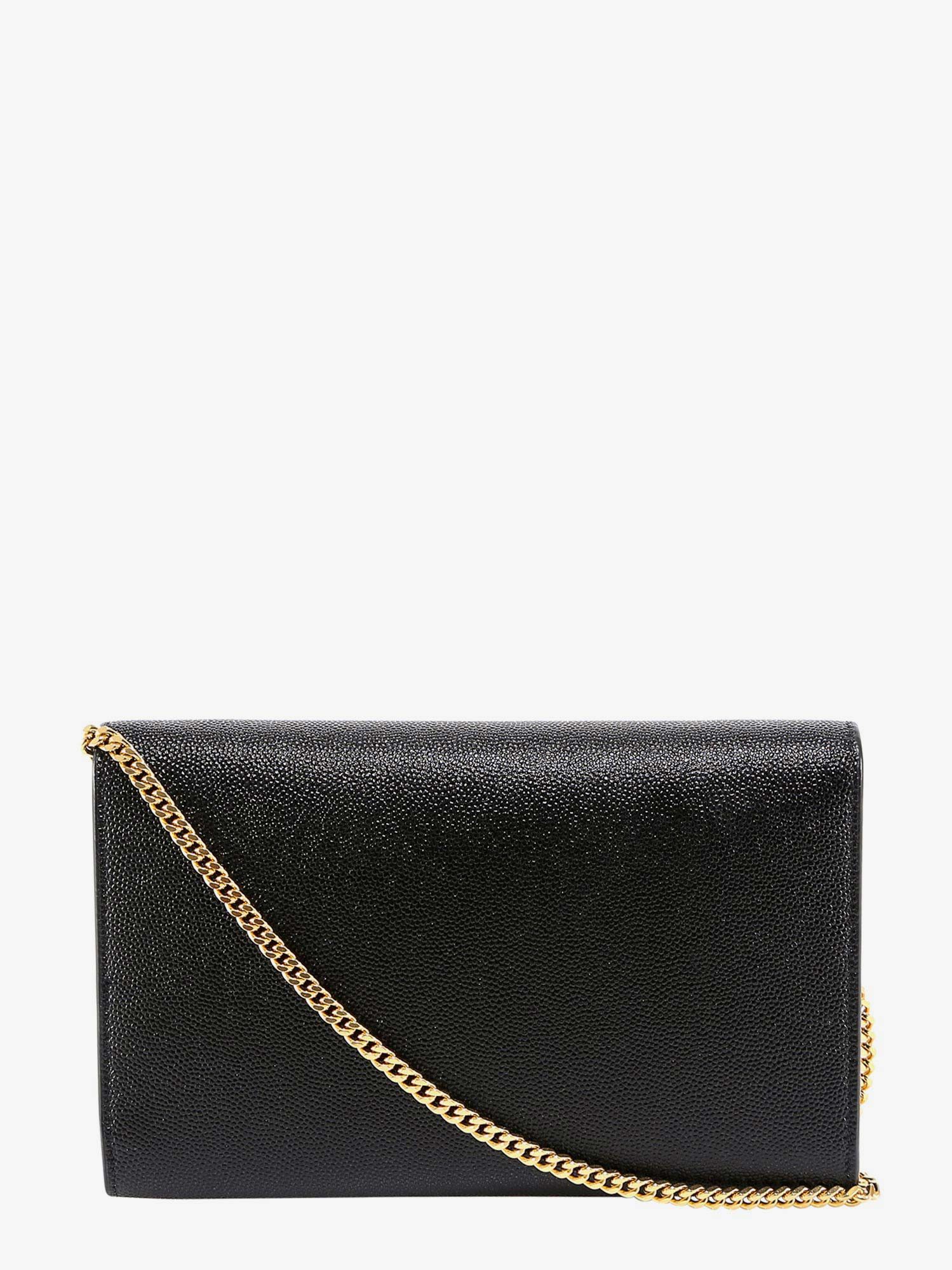 Saint Laurent Paris Leather Crossbody Bag With Metal Cassandre Logo Size ONE SIZE - 2 Thumbnail