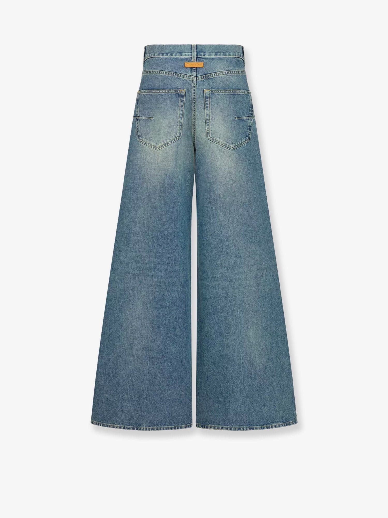 Dior Stone-Washed Jeans With Dior Oblique Motif Inside Size 28" / US 6 / IT 42 - 2 Thumbnail