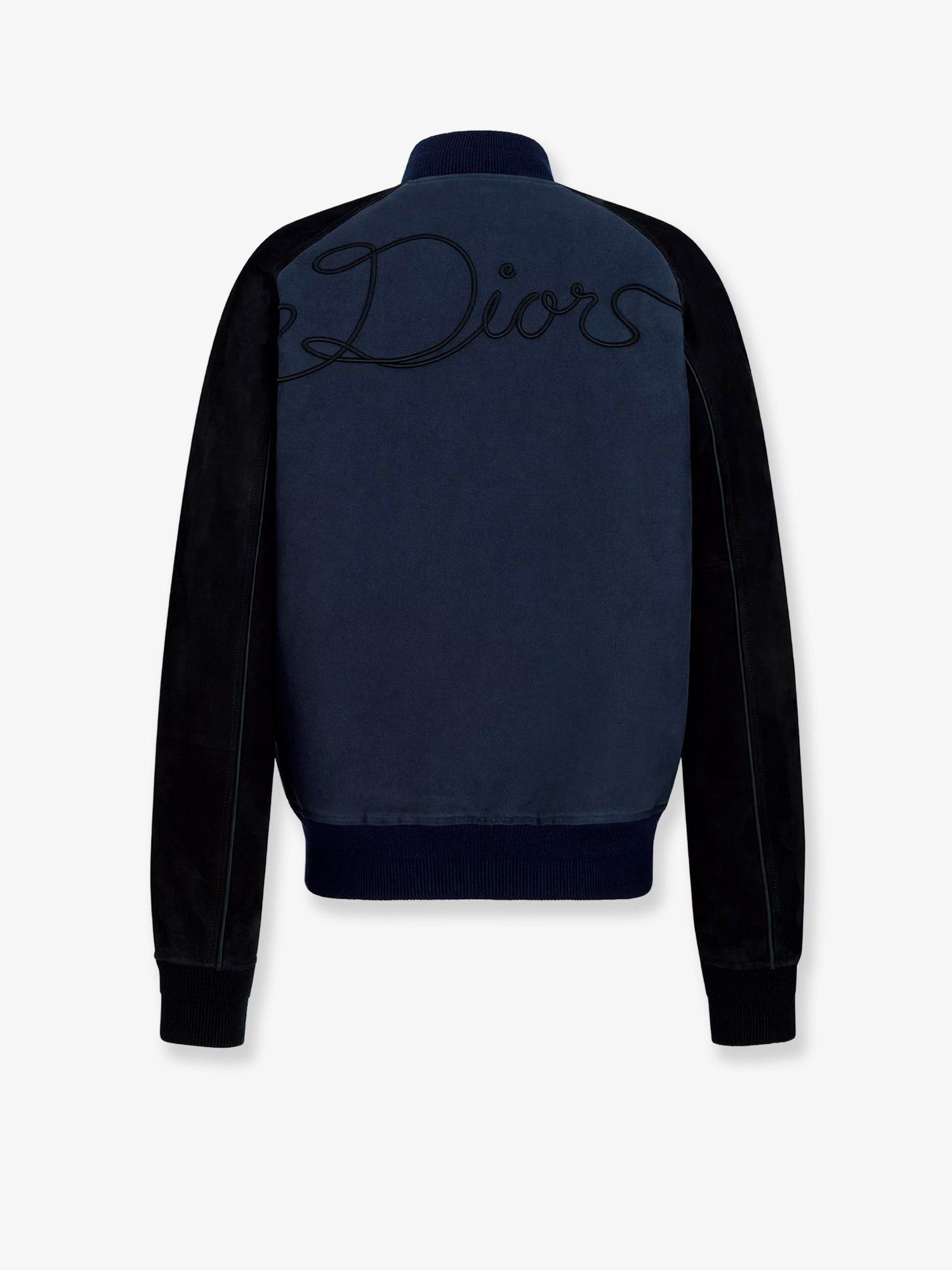 Dior Dior Ribbon College Cotton And Suede Bomber Size US XL / EU 56 / 4 - 2 Thumbnail