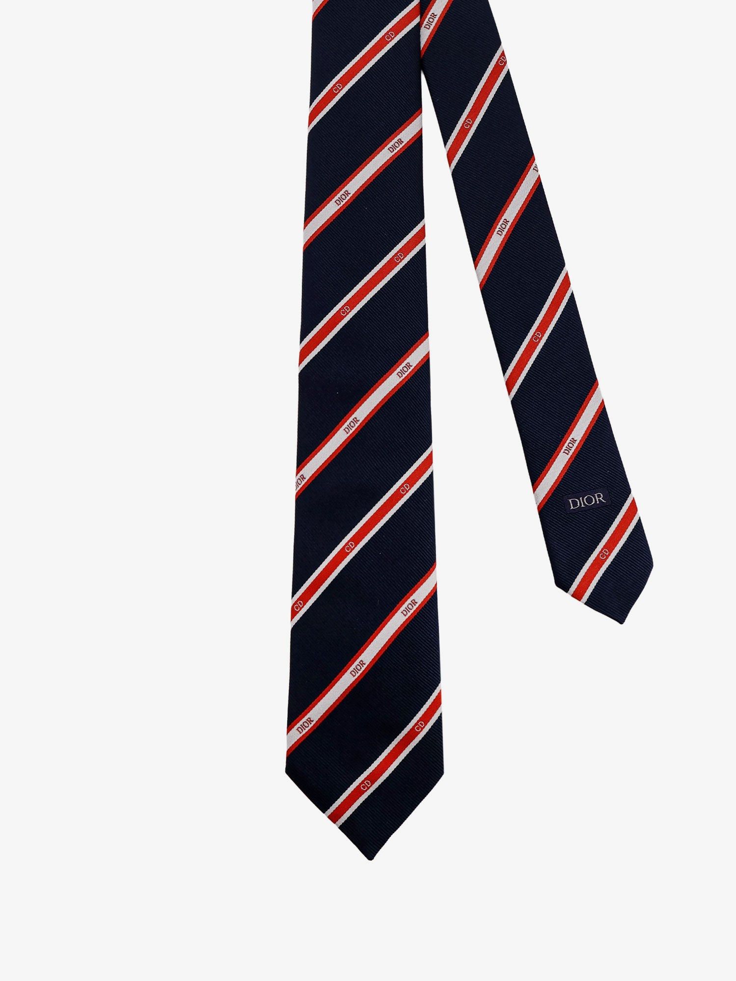 Dior Silk Tie Size ONE SIZE - 2 Thumbnail