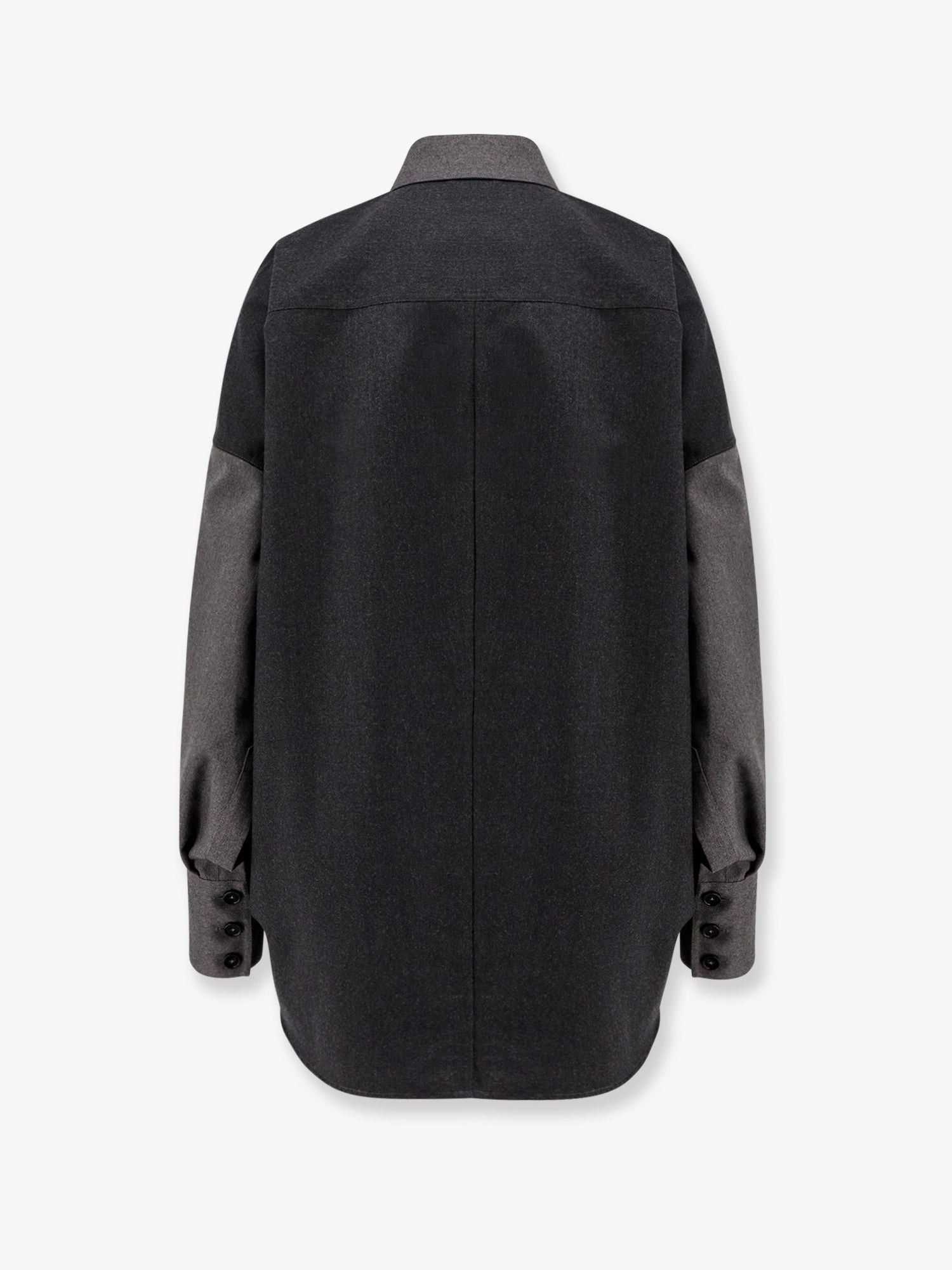 Stella McCartney Oversize Wool Shirt Size S / US 4 / IT 40 - 2 Thumbnail