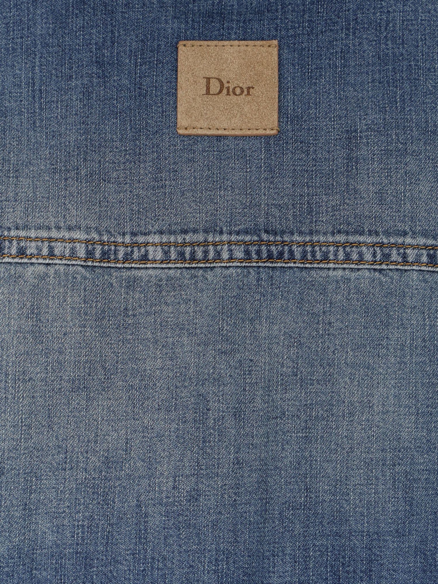 Dior Vintage Denim Shirt Size M / US 6-8 / IT 42-44 - 3 Thumbnail