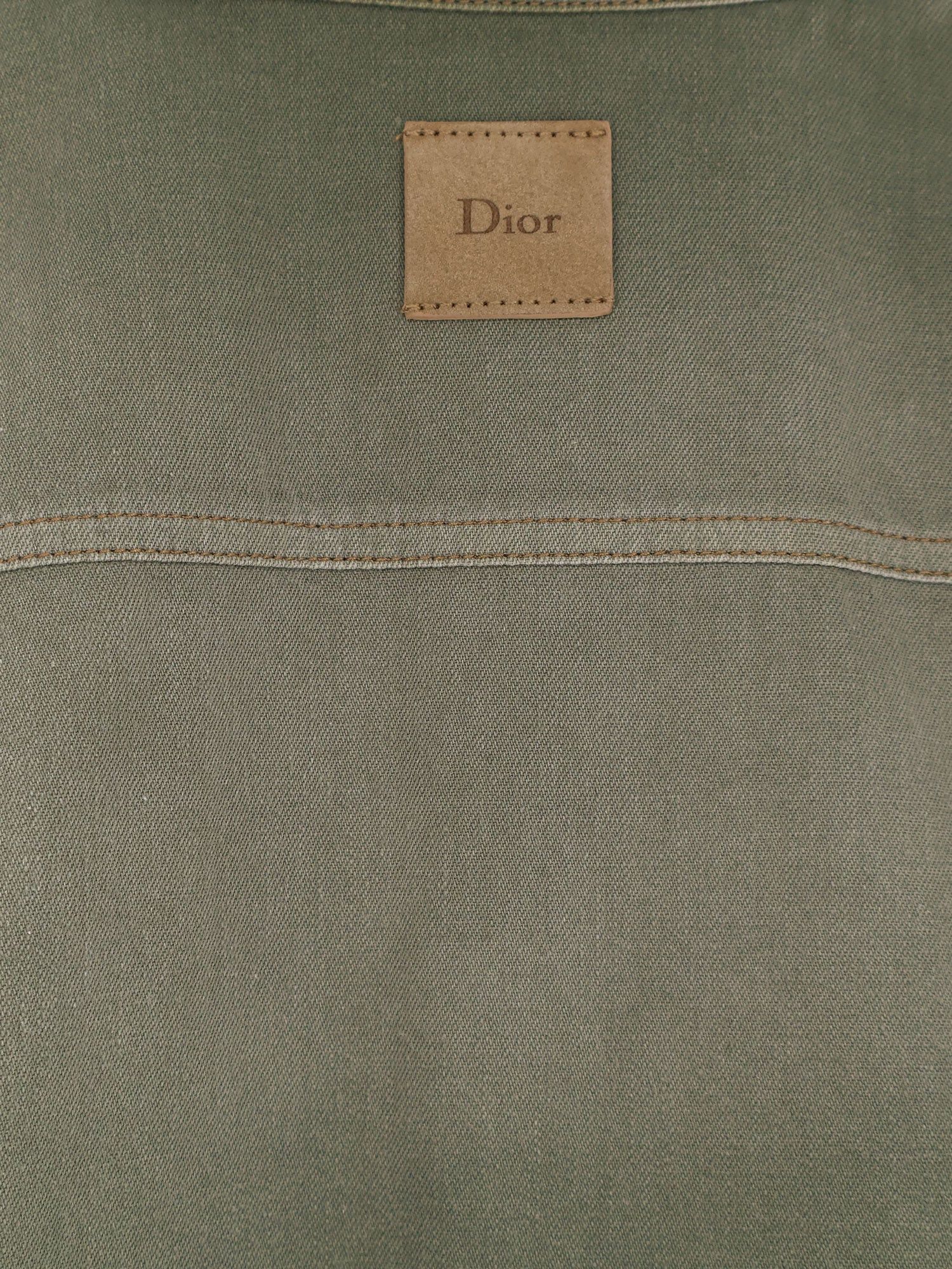 Dior Cotton Shirt With Dior Patch Size S / US 4 / IT 40 - 3 Thumbnail