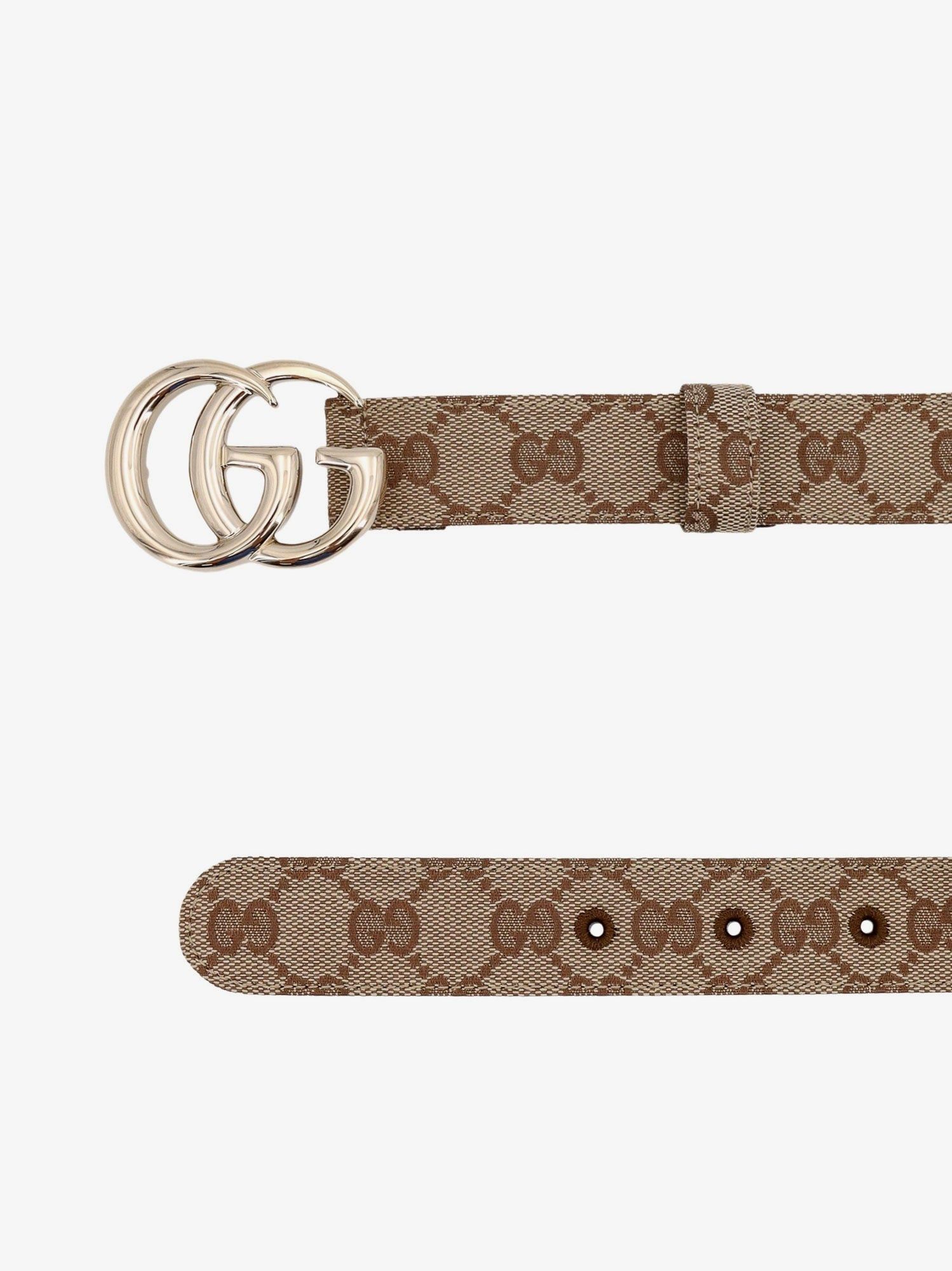 Gucci Gg Marmont Coated Canvas Belt Size ONE SIZE - 2 Thumbnail
