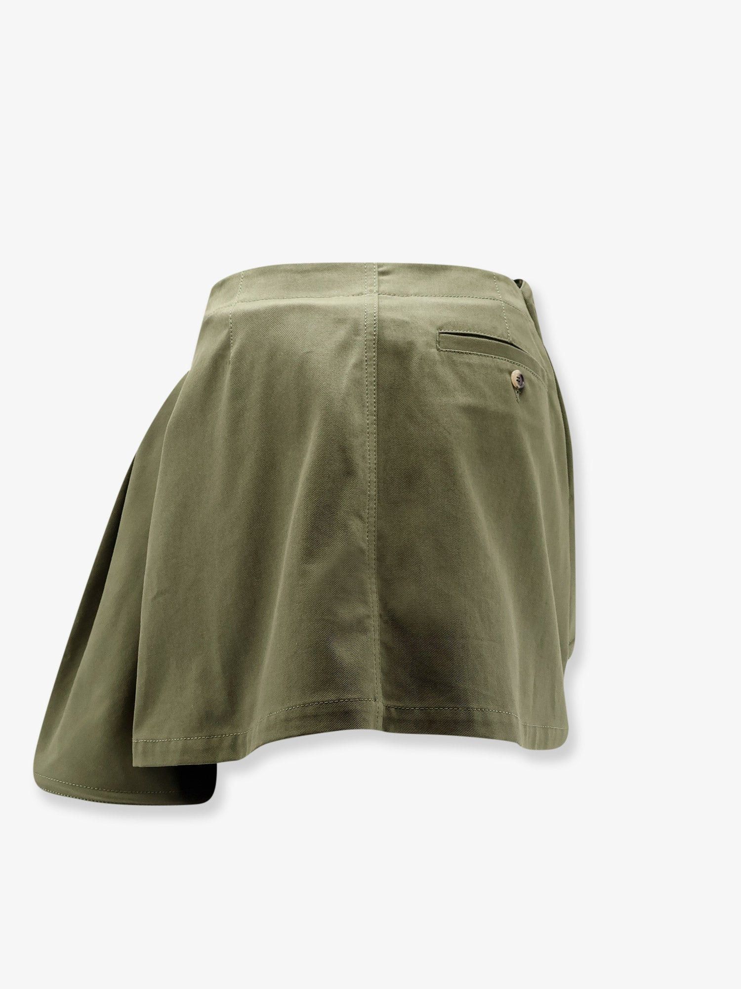 Dior Canvas Mini Skirt With Maxi Bow Size 27" / US 4 / IT 40 - 2 Thumbnail