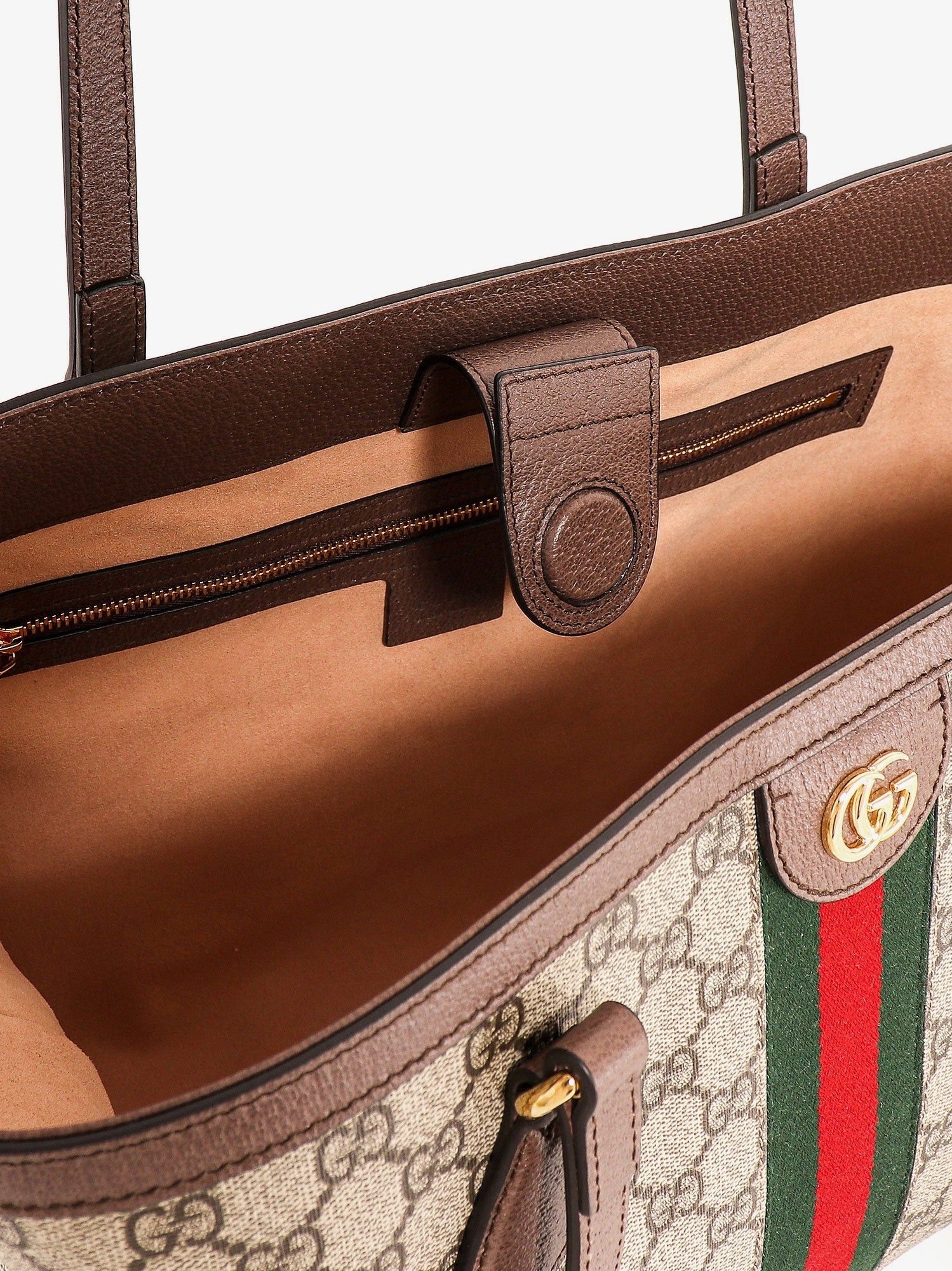 Gucci Coated Canvas Ophidia Shopping Bag With Supreme Gg Fabric Size ONE SIZE - 5 Thumbnail