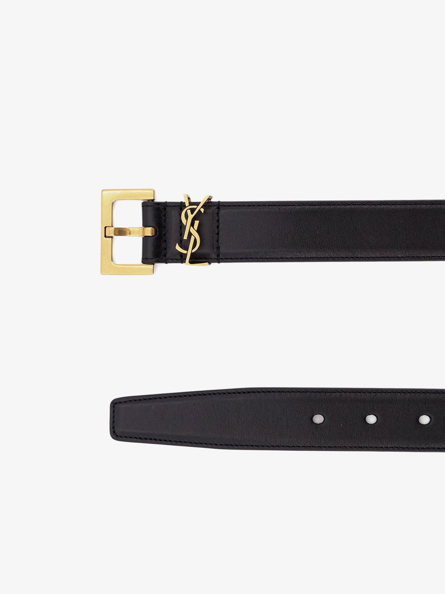 Saint Laurent Paris Leather Belt Size ONE SIZE - 3 Thumbnail