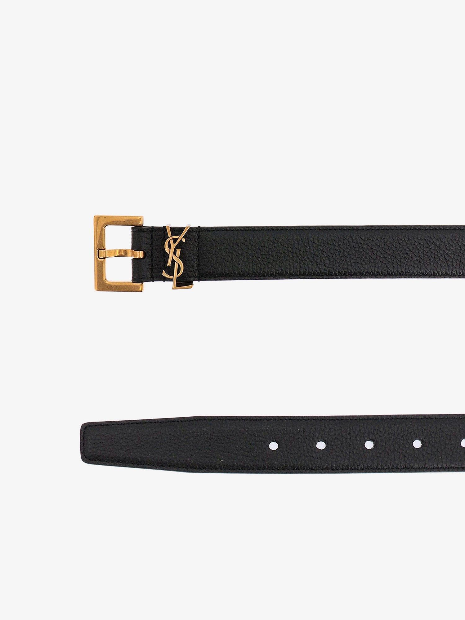 Saint Laurent Paris Leather Belt Size ONE SIZE - 2 Thumbnail
