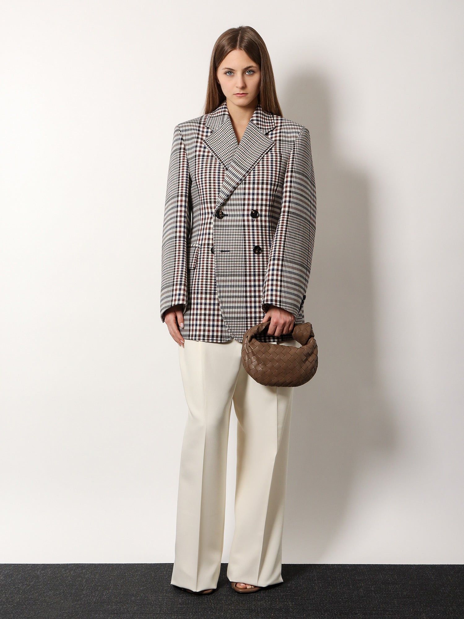 Bottega Veneta Mini Jodie Leather Handbag With Intrecciato Pattern Size ONE SIZE - 2 Thumbnail