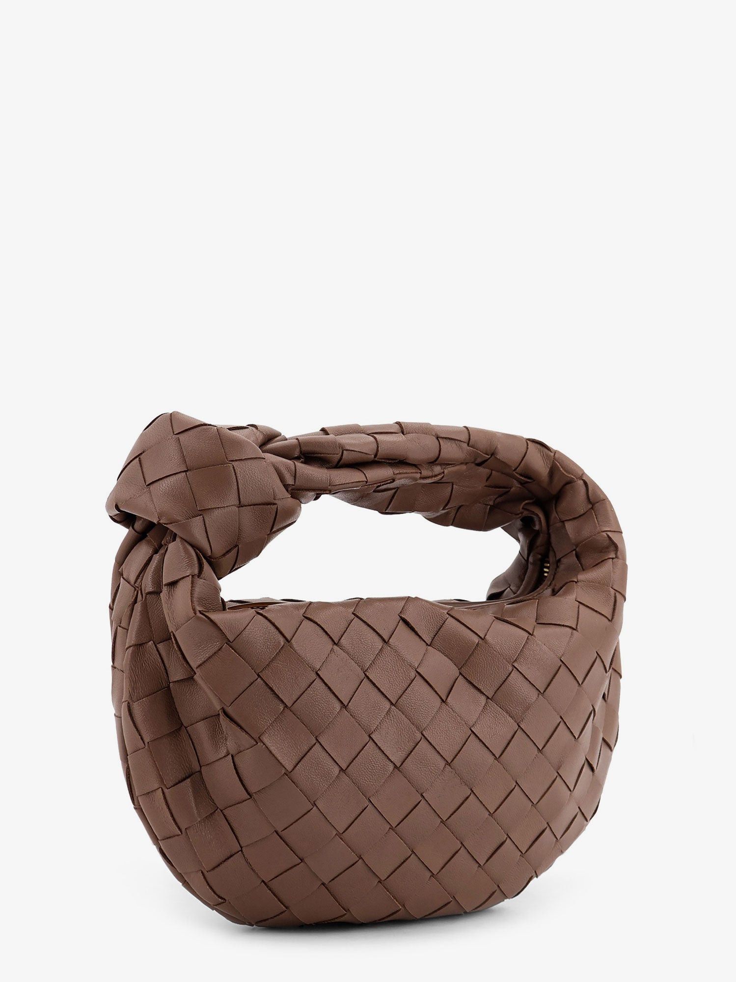 Bottega Veneta Mini Jodie Leather Handbag With Intrecciato Pattern Size ONE SIZE - 4 Thumbnail