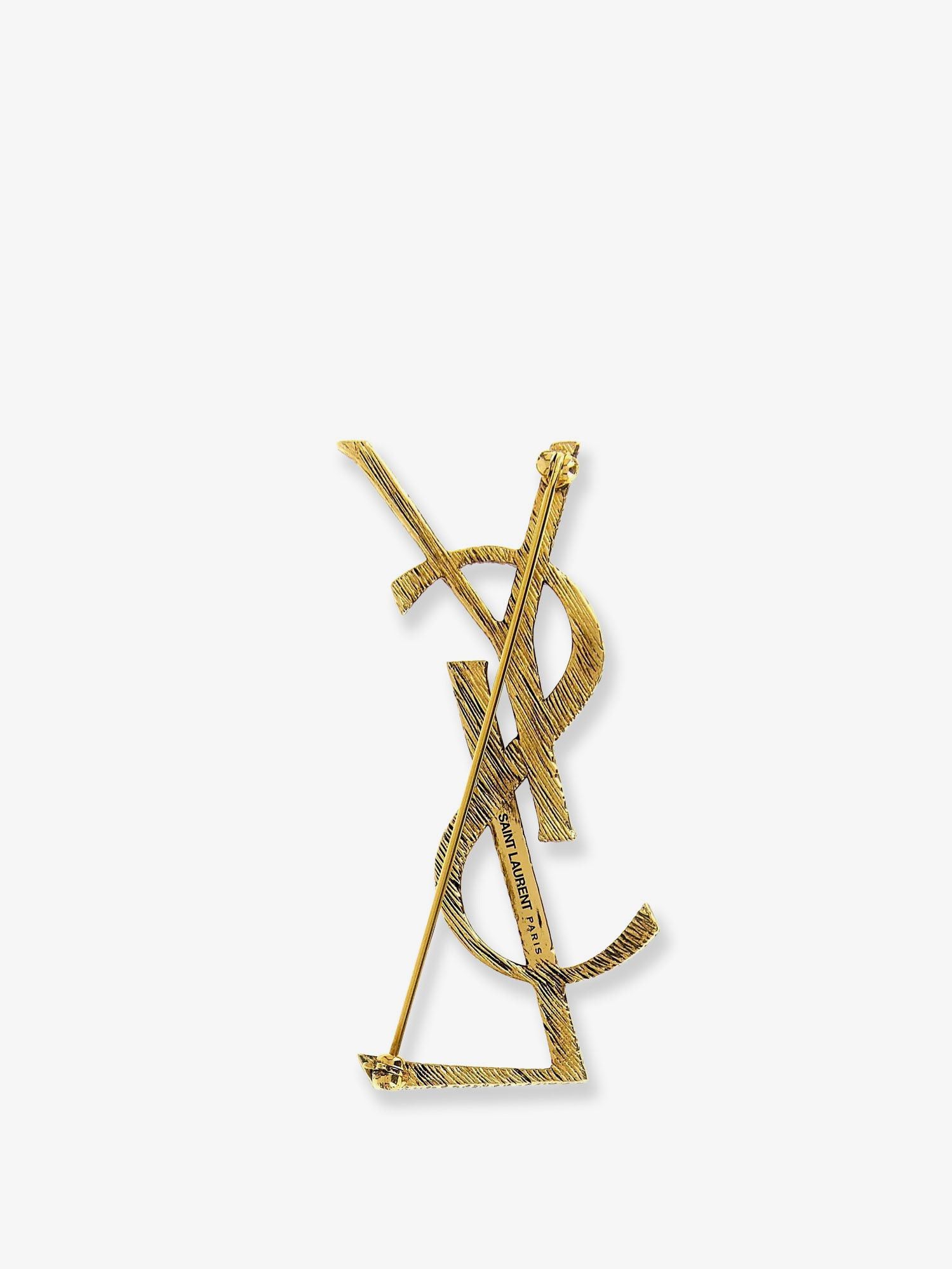 Saint Laurent Paris Metal Brooch Size ONE SIZE - 2 Thumbnail