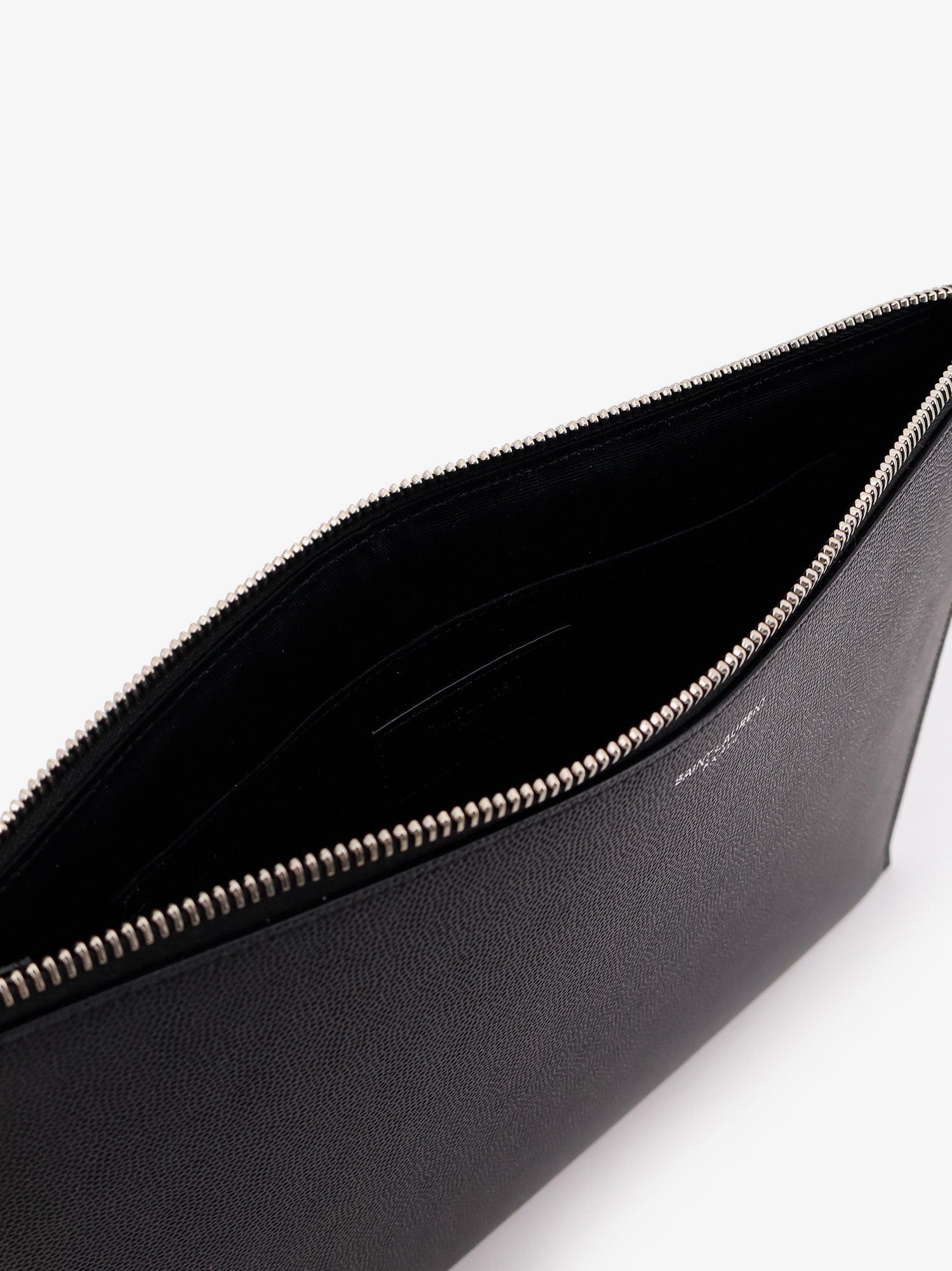 Saint Laurent Paris Leather Clutch Size ONE SIZE - 4 Thumbnail
