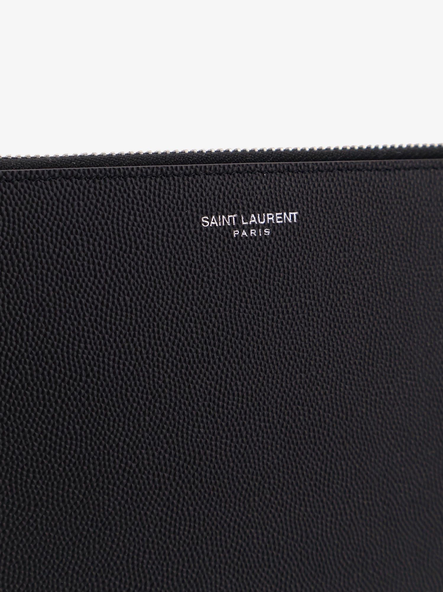Saint Laurent Paris Leather Clutch Size ONE SIZE - 5 Thumbnail