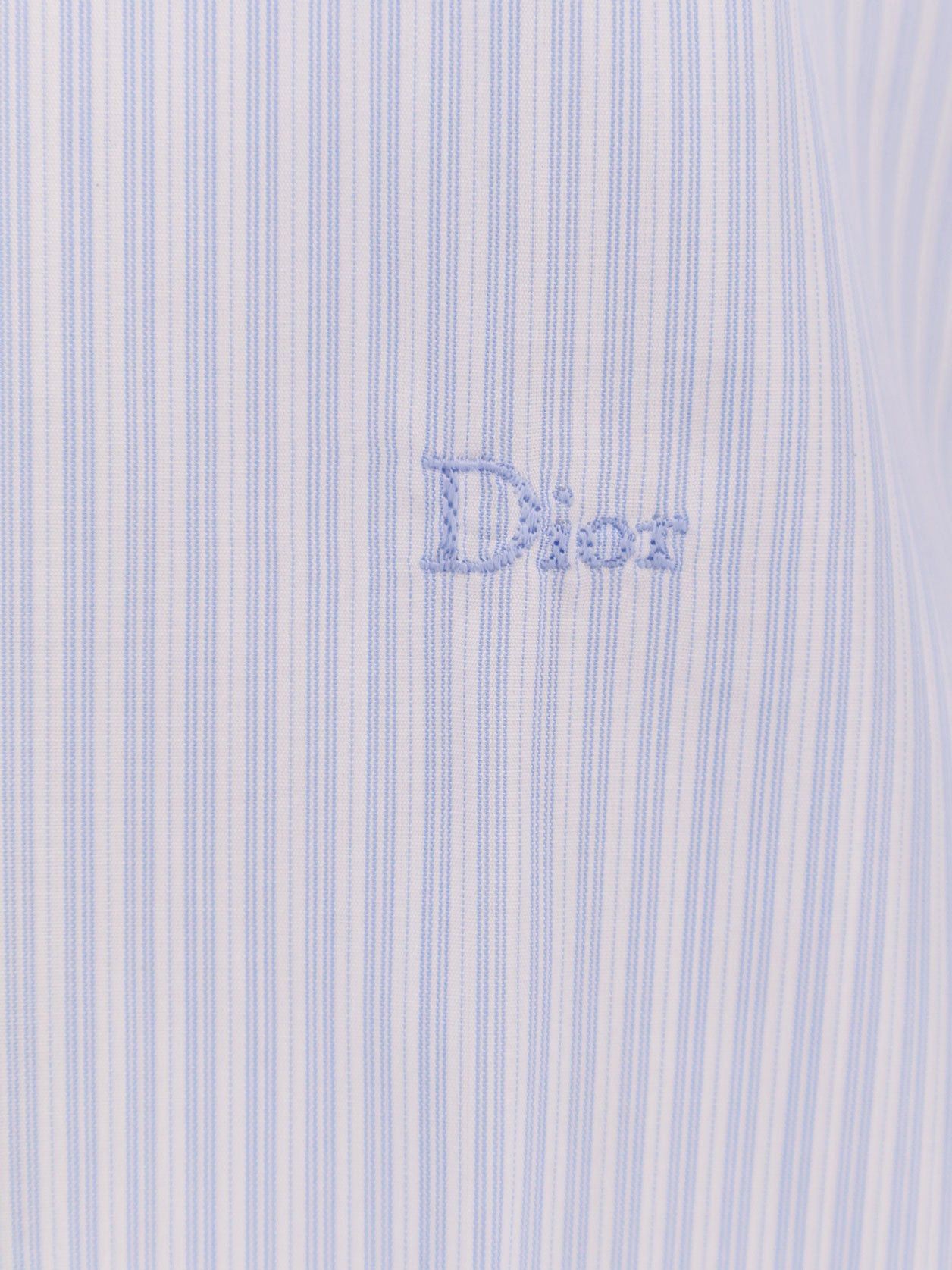 Dior Cotton Shirt With Striped Motif Size US XL / EU 56 / 4 - 3 Thumbnail