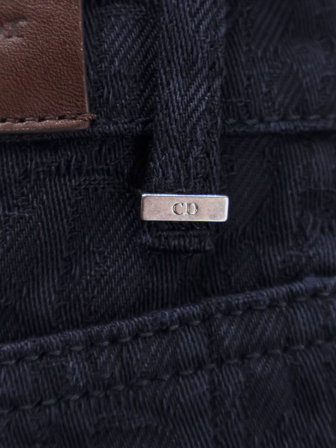 Dior Cotton Jeans With All-Over Dior Oblique Motif Size US 30 / EU 46 - 3 Thumbnail