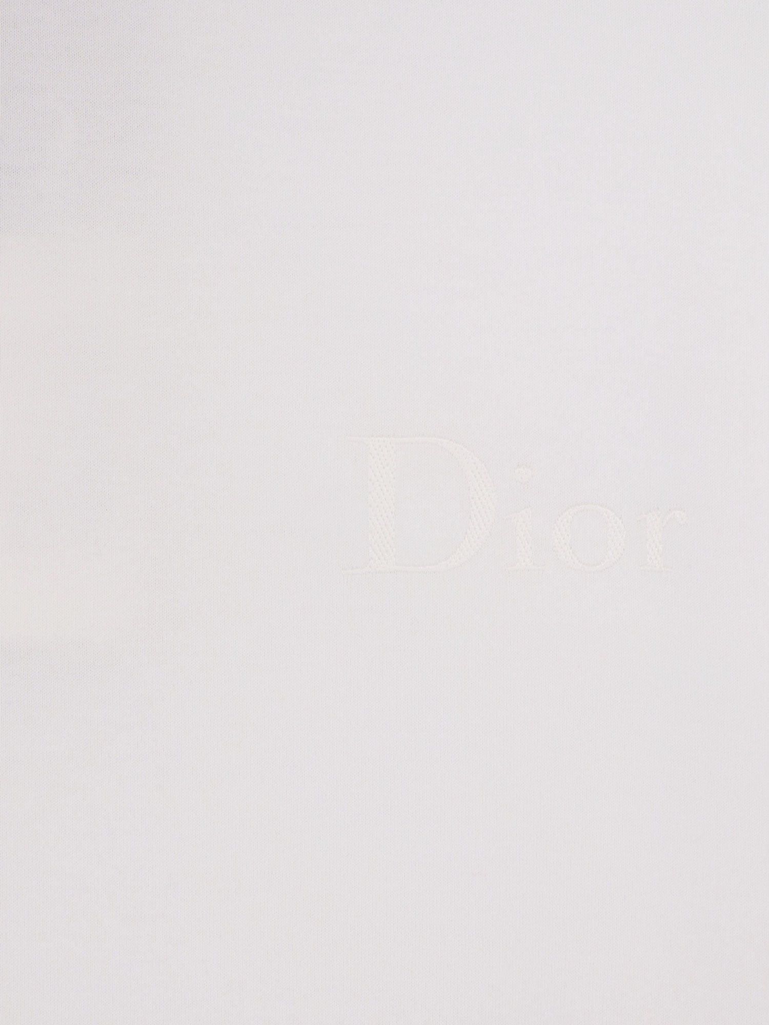 Dior Cotton T-Shirt With Embroidered Logo Size US M / EU 48-50 / 2 - 3 Thumbnail